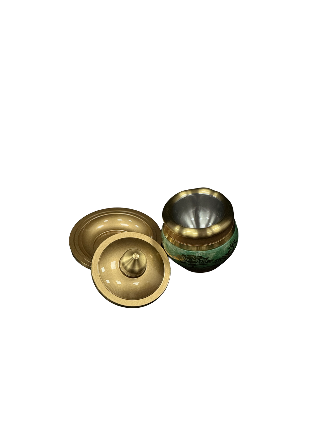 Virid Lidded Enamel Canister（Single / Set of 3）