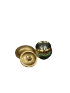 Virid Lidded Enamel Canister（Single / Set of 3）