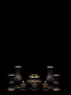 AuraForma Dark Brass Decor Set – Full Set (7 Pieces)