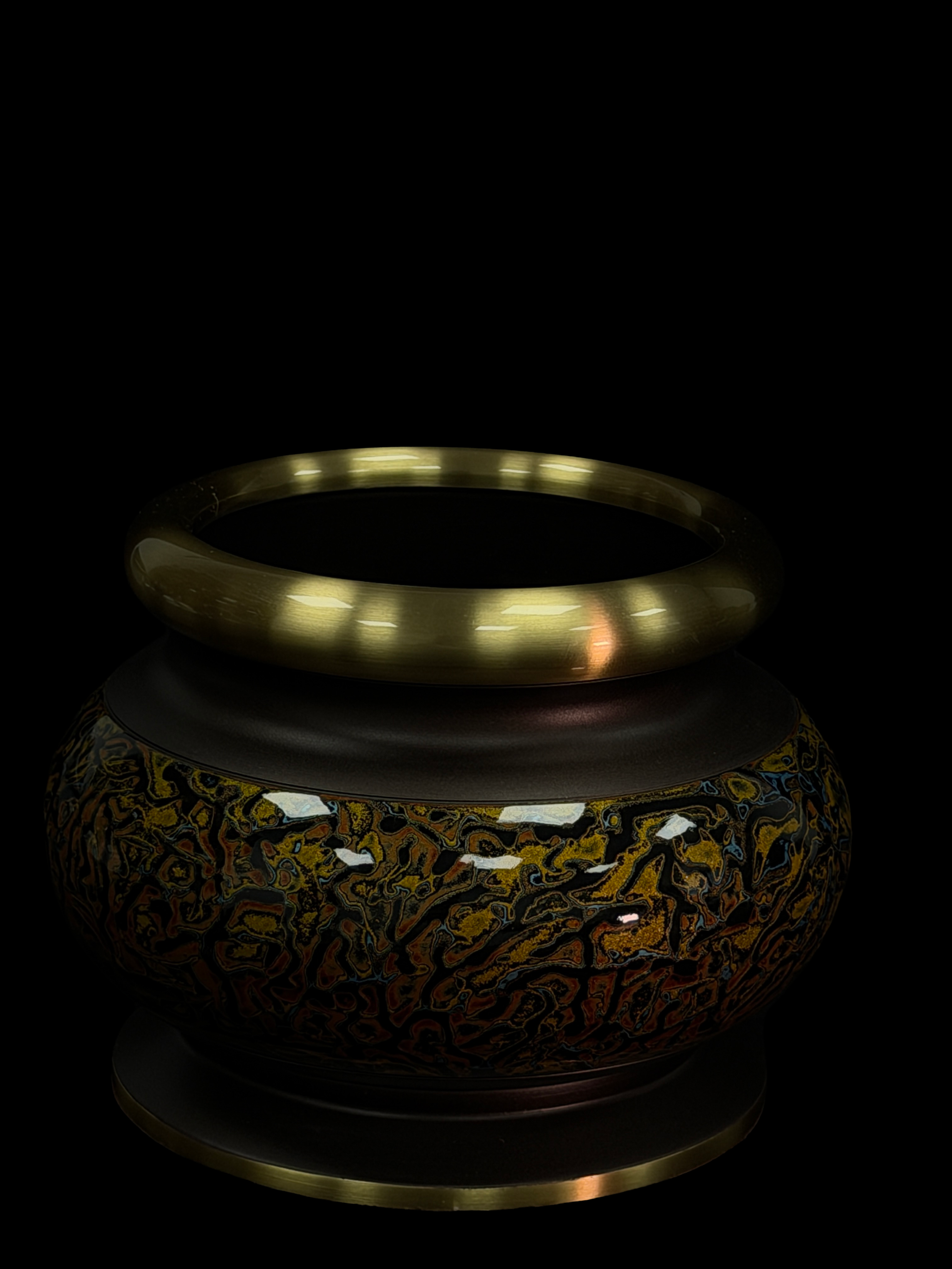 AuraForma Brass Ritual Bowl – Wide