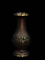 AuraForma Gilded Brass Vase（Single / Pair）